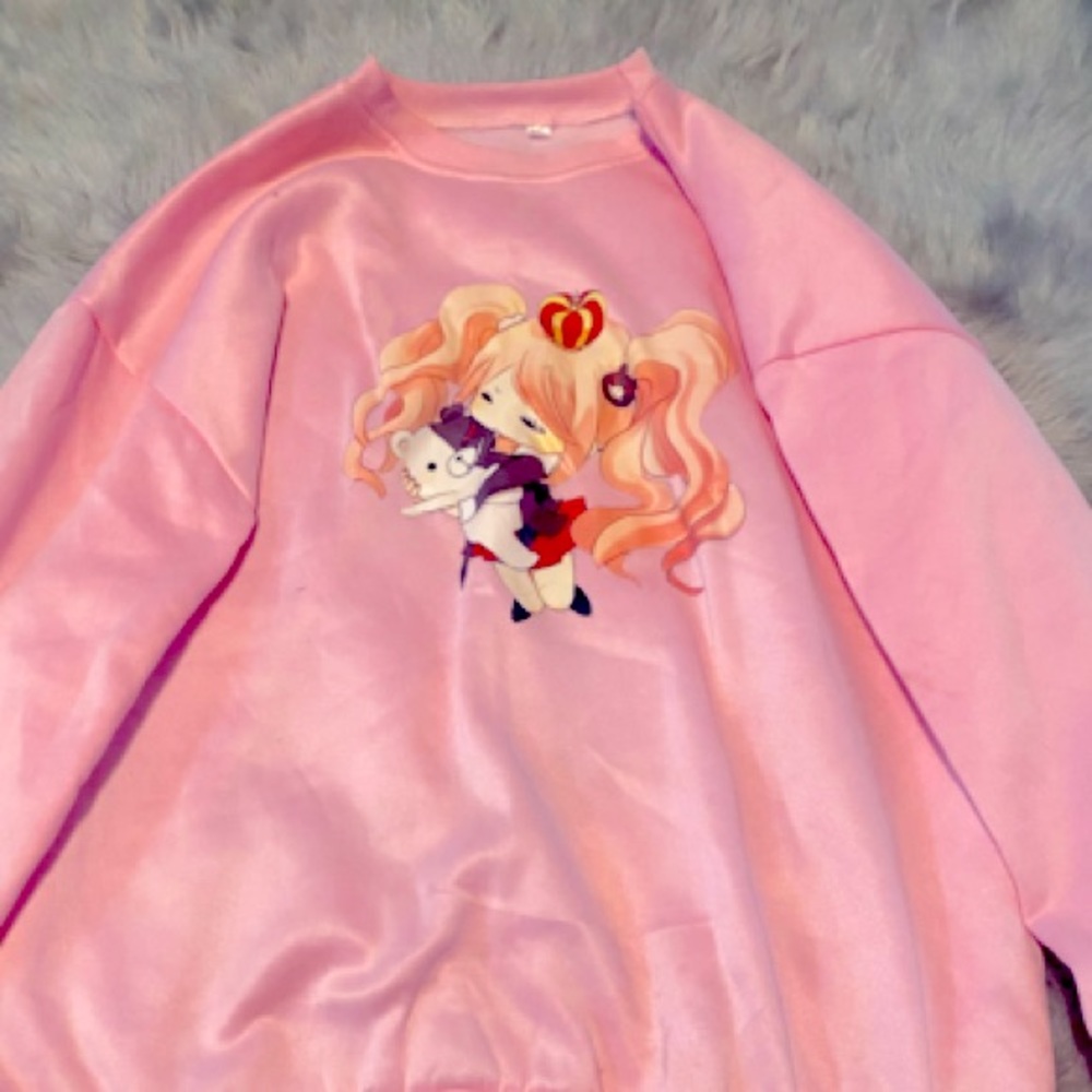 Junko enoshima chunky sweater warm